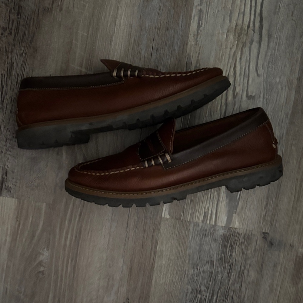 Weejuns Bass Lenox Larson Saddle Tan Loafers View 4